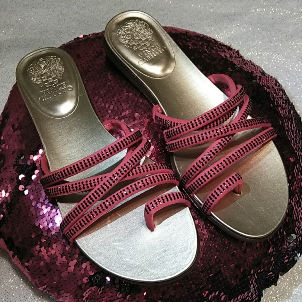 ☀️NWT VINCE CAMUTO CRYSTAL SANDALS